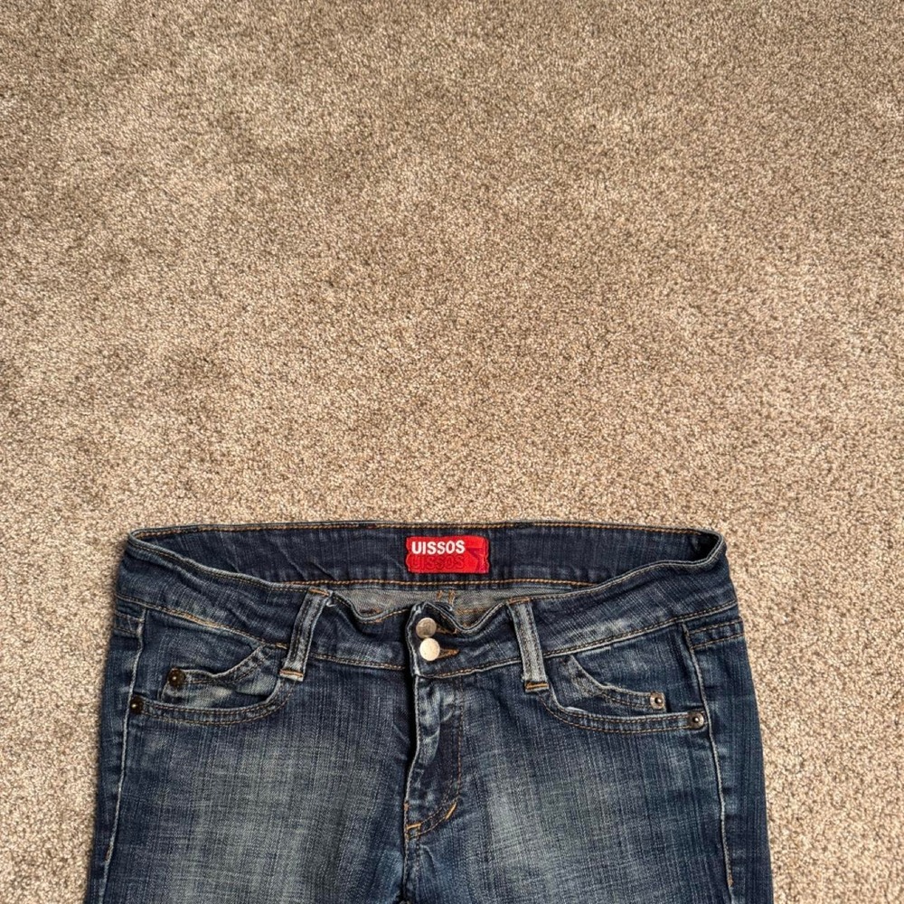UISSOS CROSSHATCH LOW RISE BOOTCUT DENIM - Picture 4 of 5